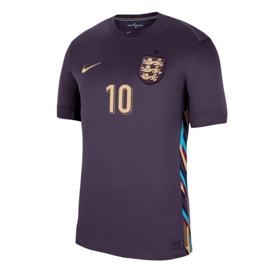 Maglia Trasferta Jude Bellingham #10 Inghilterra EURO 2024