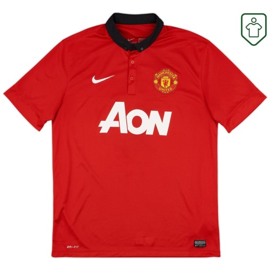 Maglia retrò casa uomo Manchester United 2013/14 Mata #8