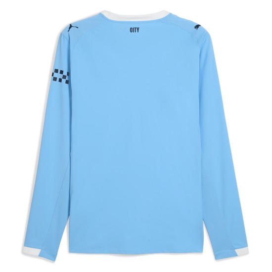 Maglia Home Manica Lunga Manchester City 2025/26 Uomo