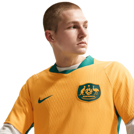 Maglia Mondiali 2026 Casa Australia Bambino Maglia Mondiali 2026 Casa Australia Bambino