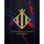 Maglia Campioni di Spagna FC Barcellona 2026 Uomo - Nero Maglia Campioni di Spagna FC Barcellona 2026 Uomo - Nero