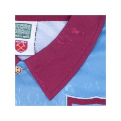 Maglia retrò trasferta anniversario uomo West Ham United 1995 celeste