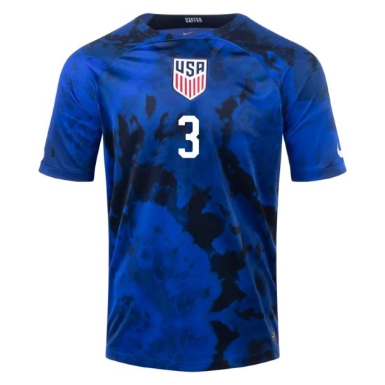 Walker Zimmerman #3 USMNT Maglia Trasferta Coppa del Mondo 2022