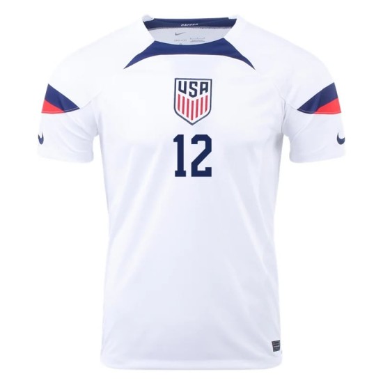 Miles Robinson #12 USMNT Maglia Casa Coppa del Mondo 2022