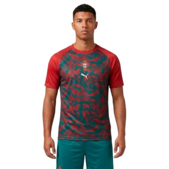 Maglia Pre-Partita Portogallo Coppa del Mondo 2026 Third Rossa Uomo Maglia Pre-Partita Portogallo Coppa del Mondo 2026 Third Rossa Uomo