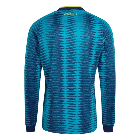 Maglia Colombia Coppa del Mondo 2026 Away Manica Lunga Bambino