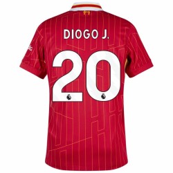 Uomo Diogo Jota #20 Liverpool 2024/25 Maglia Casa
