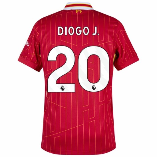 Donna Diogo Jota #20 Liverpool 2024/25 Maglia Casa Donna Diogo Jota #20 Liverpool 2024/25 Maglia Casa