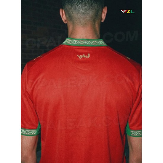 Uomo Maglia Home Coppa del Mondo 2026 Marocco