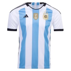 Argentina Maglia Casa Campioni Coppa del Mondo 2022 - 3 Stella Argentina Maglia Casa Campioni Coppa del Mondo 2022 - 3 Stella