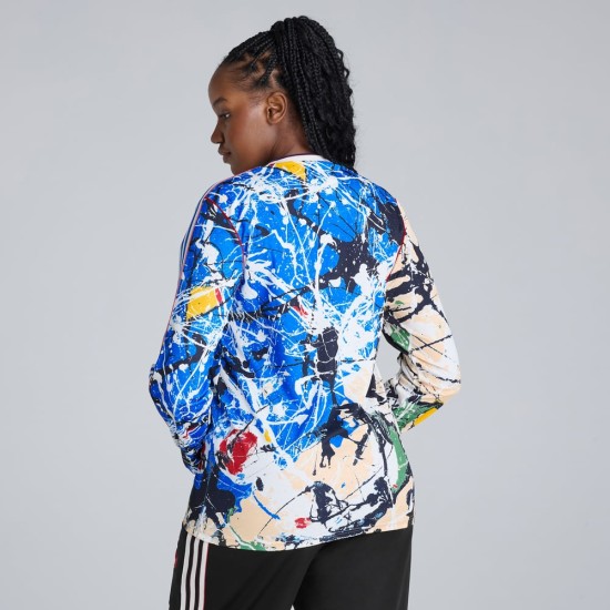 Maglia a maniche lunghe Stone Roses Manchester United 2025/26 Donna Maglia a maniche lunghe Stone Roses Manchester United 2025/26 Donna