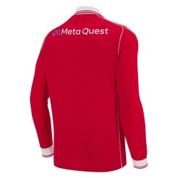 Maglia da casa manica lunga 2025/26 del Wrexham AFC da uomo