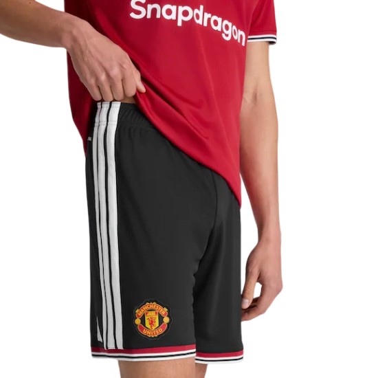 Pantaloncini Home Bambino Manchester United 2026/27 - Nero Pantaloncini Home Bambino Manchester United 2026/27 - Nero