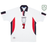 Maglia retrò Inghilterra 1997/99 casa da uomo Beckham #7