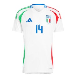 Maglia Trasferta Federico Chiesa #14 Italia EURO 2024 Maglia Trasferta Federico Chiesa #14 Italia EURO 2024