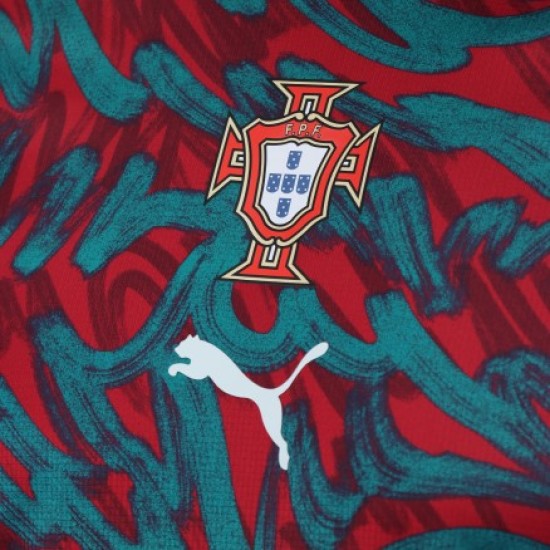 Maglia Pre-Partita Portogallo Coppa del Mondo 2026 Third Rossa Uomo Maglia Pre-Partita Portogallo Coppa del Mondo 2026 Third Rossa Uomo