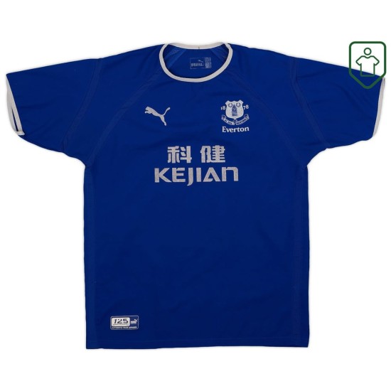 Maglia retrò casa uomo Everton 2003/04 Gravesen #16