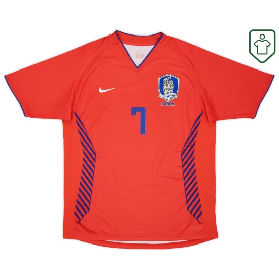 Maglia retrò Corea del Sud 2006/08 casa da uomo Jisung #7