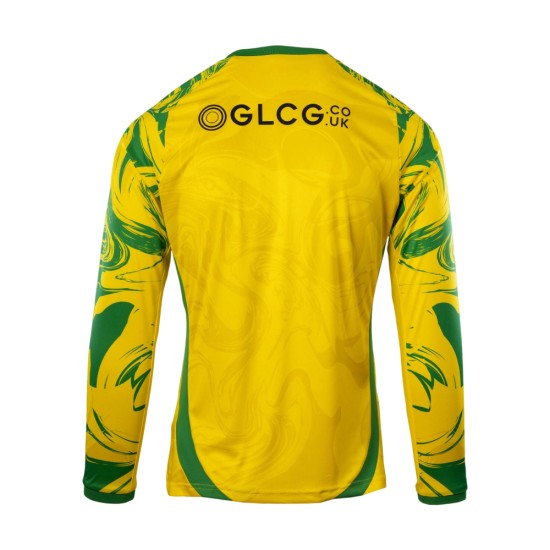 Maglia Home a Maniche Lunghe Norwich City 2026/27 Bambino