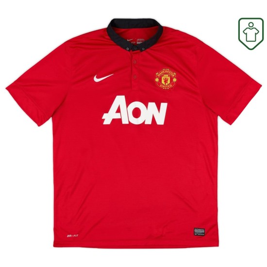 Maglia retrò casa uomo Manchester United 2013/14 Vidic #15