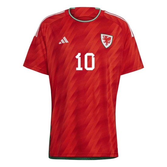 Maglia Casa #10 Aaron Ramsey Galles Coppa del Mondo 2022
