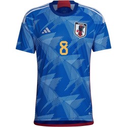 Genki Haraguchi #8 Giappone Maglia Casa Coppa del Mondo 2022