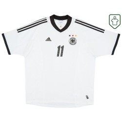 Maglia retrò Germania 2002/04 casa da uomo Klose #11 Maglia retrò Germania 2002/04 casa da uomo Klose #11