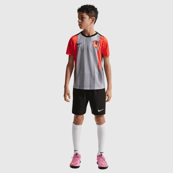 Bambino Chelsea 2025/26 Terza Maglia Pre-Match Grigia