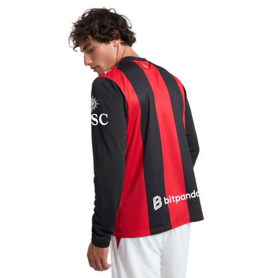 Maglia casalinga manica lunga Milan 2026/27 bambino Maglia casalinga manica lunga Milan 2026/27 bambino