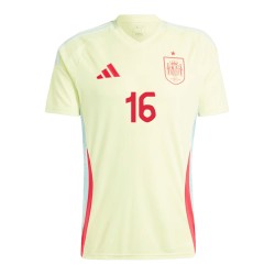 Maglia Trasferta Rodrigo #16 Spagna EURO 2024 Maglia Trasferta Rodrigo #16 Spagna EURO 2024
