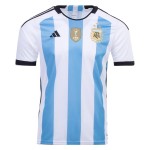 Lionel Messi #10 Argentina Maglia Casa Coppa del Mondo 2022