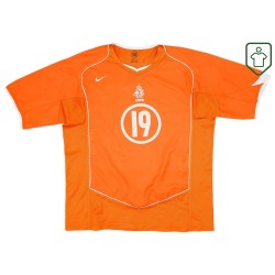 Maglia retrò Paesi Bassi 2004/06 casa da uomo Robben #19