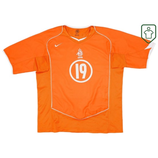 Maglia retrò Paesi Bassi 2004/06 casa da uomo Robben #19