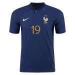 Karim Benzema #19 Francia Maglia Casa Coppa del Mondo 2022