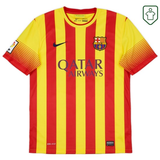 Uomo Maglia retro trasferta FC Barcellona 2013/15 Messi #10