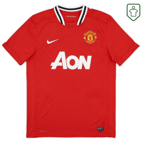 Maglia retrò casa uomo Manchester United 2011/12 Chicharito #14