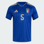 Maglia Ufficiale Casa Italia 2026 Uomo CALAFIORI #5 Maglia Ufficiale Casa Italia 2026 Uomo CALAFIORI #5