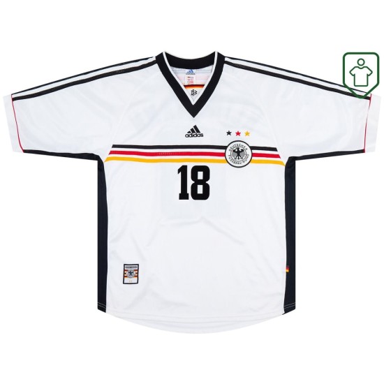 Maglia retrò Germania 1998/00 casa da uomo Klinsmann #18