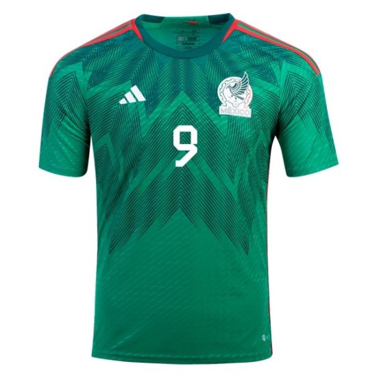 Raul Jimenez #9 Messico Maglia Casa Coppa del Mondo 2022
