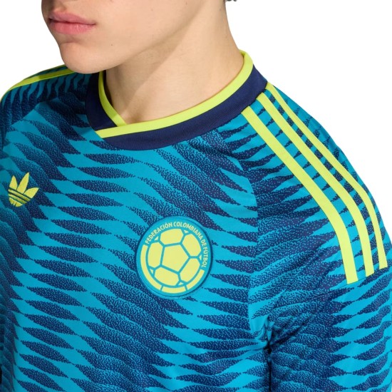 Maglia Colombia Coppa del Mondo 2026 Away Manica Lunga Bambino