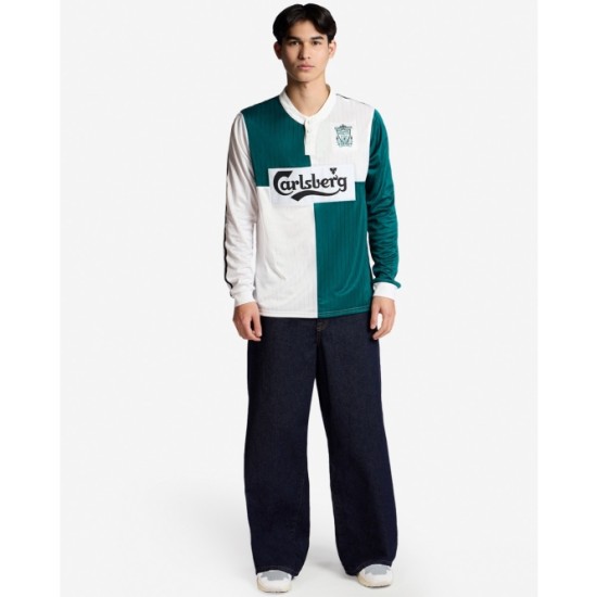 Maglia Retrò Trasferta Manica Lunga Liverpool Bambino 1995/96