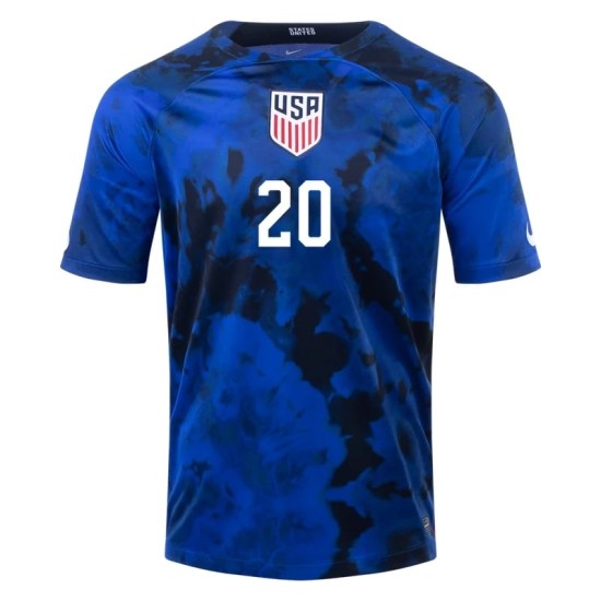 Jesus Ferreira #20 USMNT Maglia Trasferta Coppa del Mondo 2022