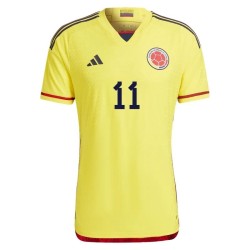 Juan Cuadrado #11 Colombia Maglia Casa Coppa del Mondo 2022