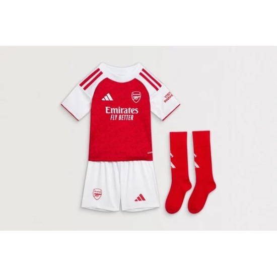 Kit Bambino Arsenal 2025/26 Home Campioni UWCL