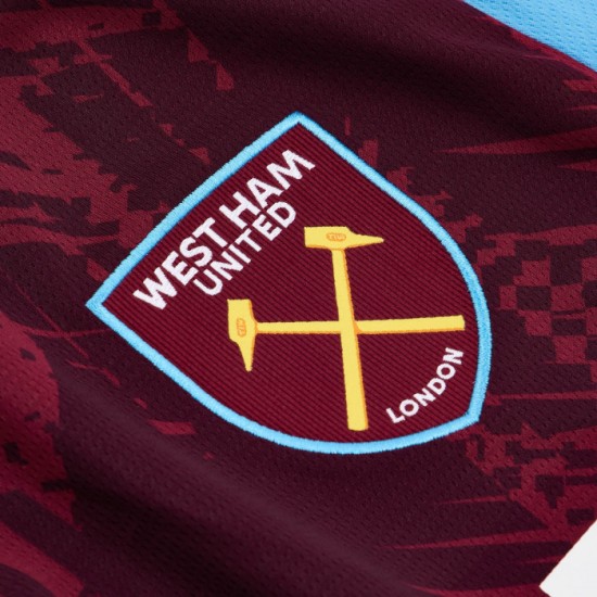 Maglia Home a Maniche Lunghe West Ham United 2026/27 Bambino Maglia Home a Maniche Lunghe West Ham United 2026/27 Bambino