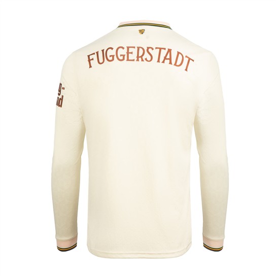 Bambino FC Augsburg 2025/26 Maglia Manica Lunga Speciale Crema
