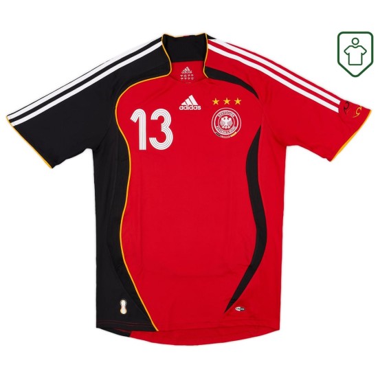 Maglia retrò Germania 2005/07 trasferta da uomo Ballack #13