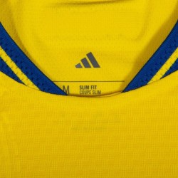 Donna Maglia Svezia 2026 Home Autentica Coppa del Mondo GYÖKERES #17