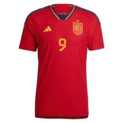 Gavi #9 Spagna Maglia Casa Coppa del Mondo 2022 Gavi #9 Spagna Maglia Casa Coppa del Mondo 2022