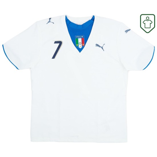 Maglia retrò Italia 2006 trasferta da uomo Del Piero #7 Maglia retrò Italia 2006 trasferta da uomo Del Piero #7